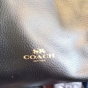 Coach Black Leather Bag